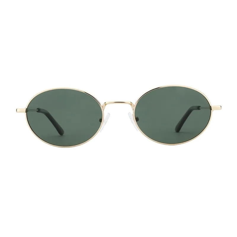 Oval Metal Unisex Sunglasses