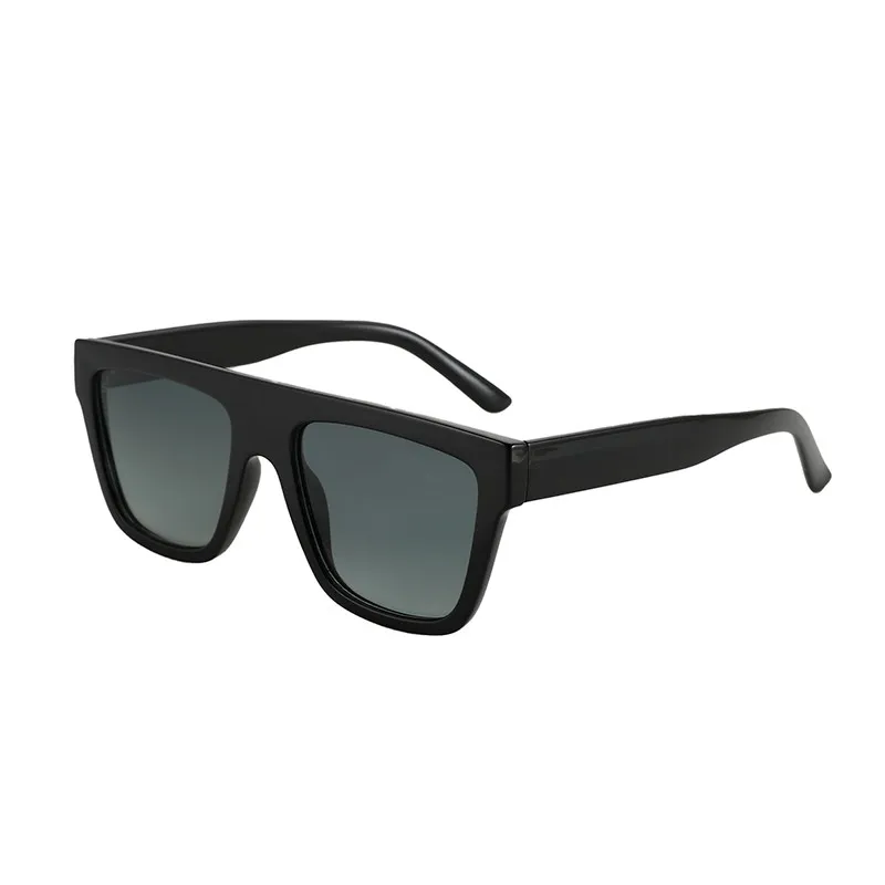 Women Big Frame Square PC Plasitcs Sunglasses